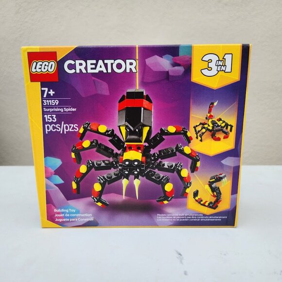 New LEGO Creator 3-in-1 31159 Spider Toy Spider Scorpion Snake Wild Animals Surp - Picture 1 of 16
